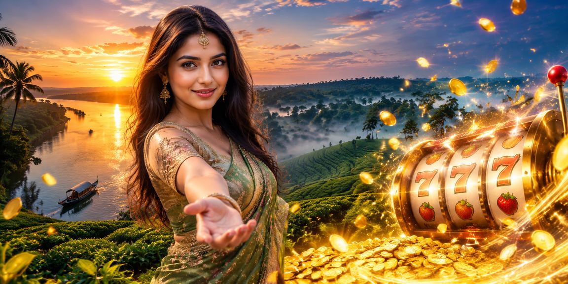 খুলনায় চা বাগানে স্লট গেম মোবাইলে খেলছেন একজন ব্যবহারকারী